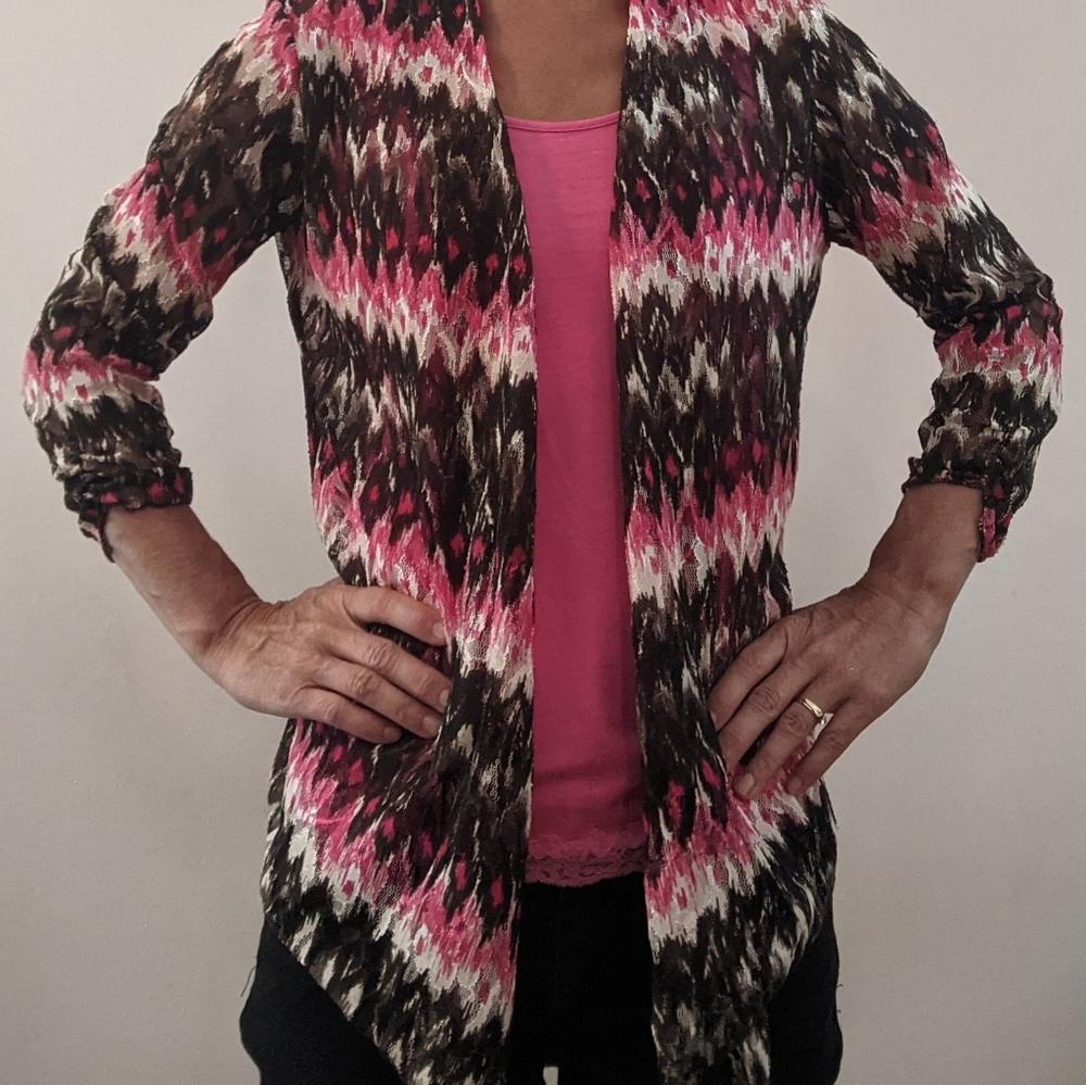 Stylish, dressy kimono cartigan